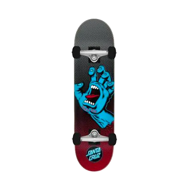 Santa Cruz Large Screaming Hand Fade Complete Skateboard – 8.25″