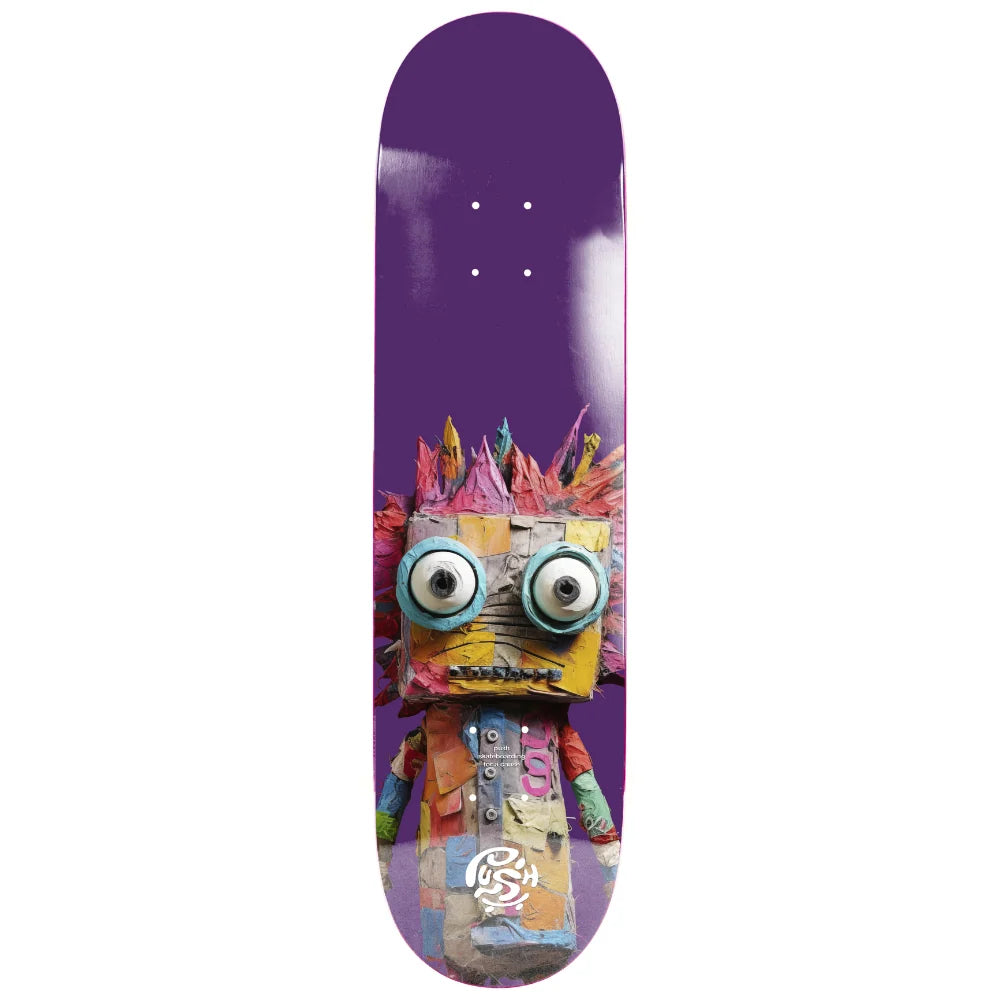 Push Big Rag Doll FP Incomplete Skateboard Purple 7.5"