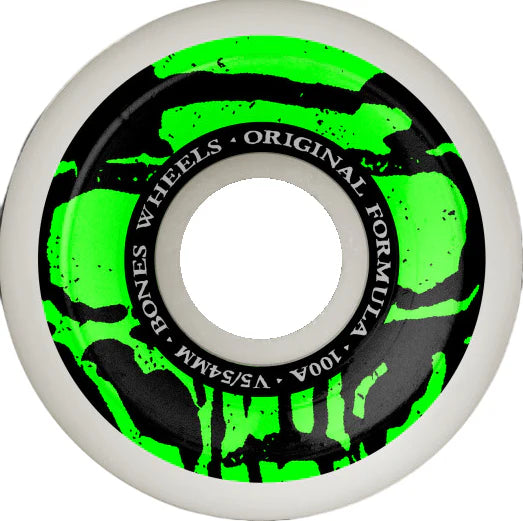 BONES Mummy Skulls O.G. Formula • 54mm • 100A • V5 Sidecut • White