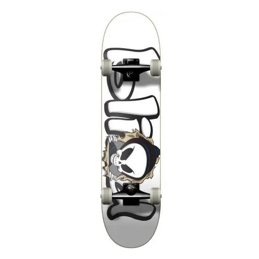 Blind Classic Bust Out Reaper Complete Skateboard White 8.25"