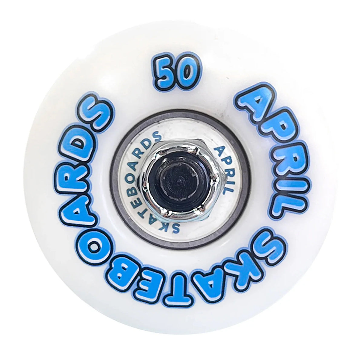 April Skateboards Shane O'Neill 'OG Dove' Complete Skateboard 8" White/Blue