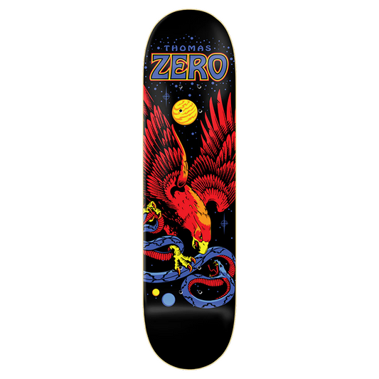 Zero Skateboard Deck Eagle and Snake Thomas 8.25"