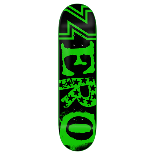 Zero Skateboard Deck Legacy Ransom Green Dipped 8.25"