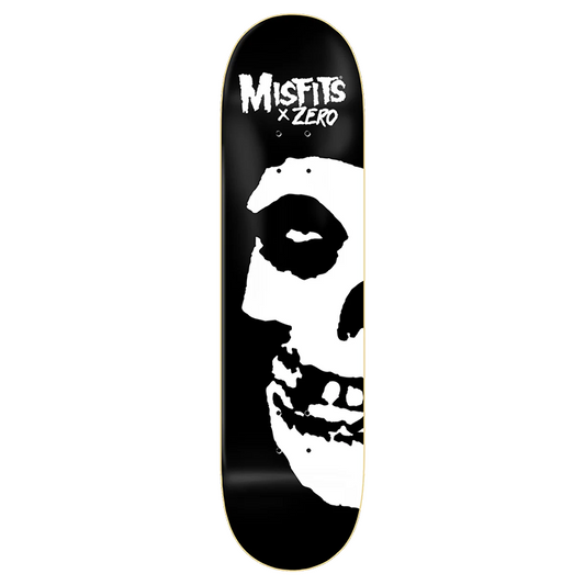 Zero Skateboard Deck Misfits Fiend Skull Left 8.25"