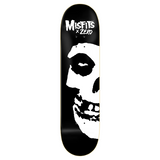Zero Skateboard Deck Misfits Fiend Skull Left 8.25"