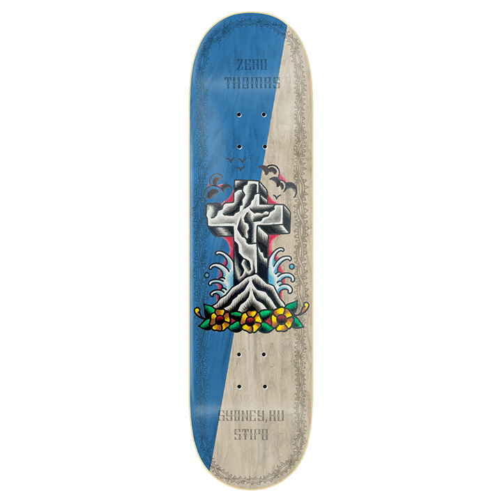 Zero x Nik Stipo Skateboard Deck Jamie Thomas 8.25"