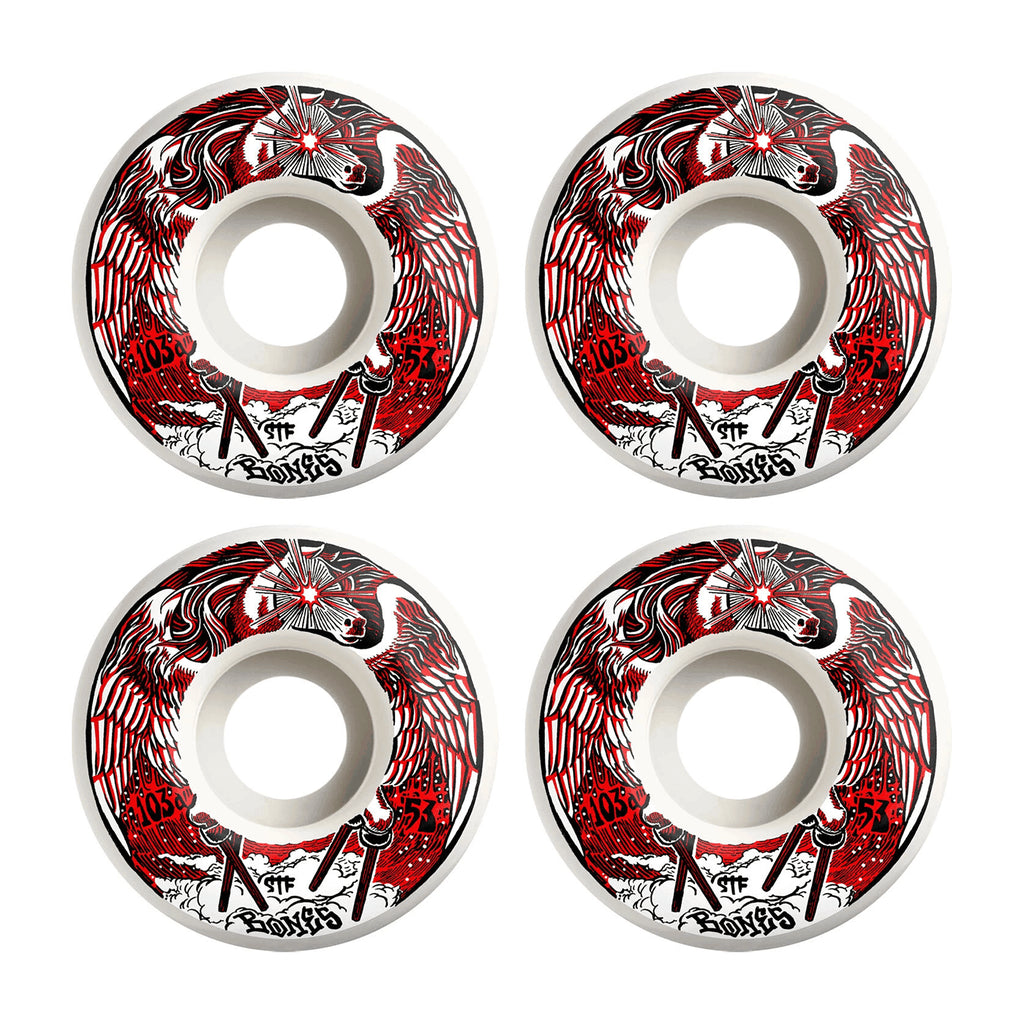 Bones STF Peg-Leg-Asus V1 Standard Skateboard Wheels - 53mm 103A