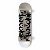 Chocolate Ink blot Grey Chris Roberts Twin Complete Skateboard - 8.0"