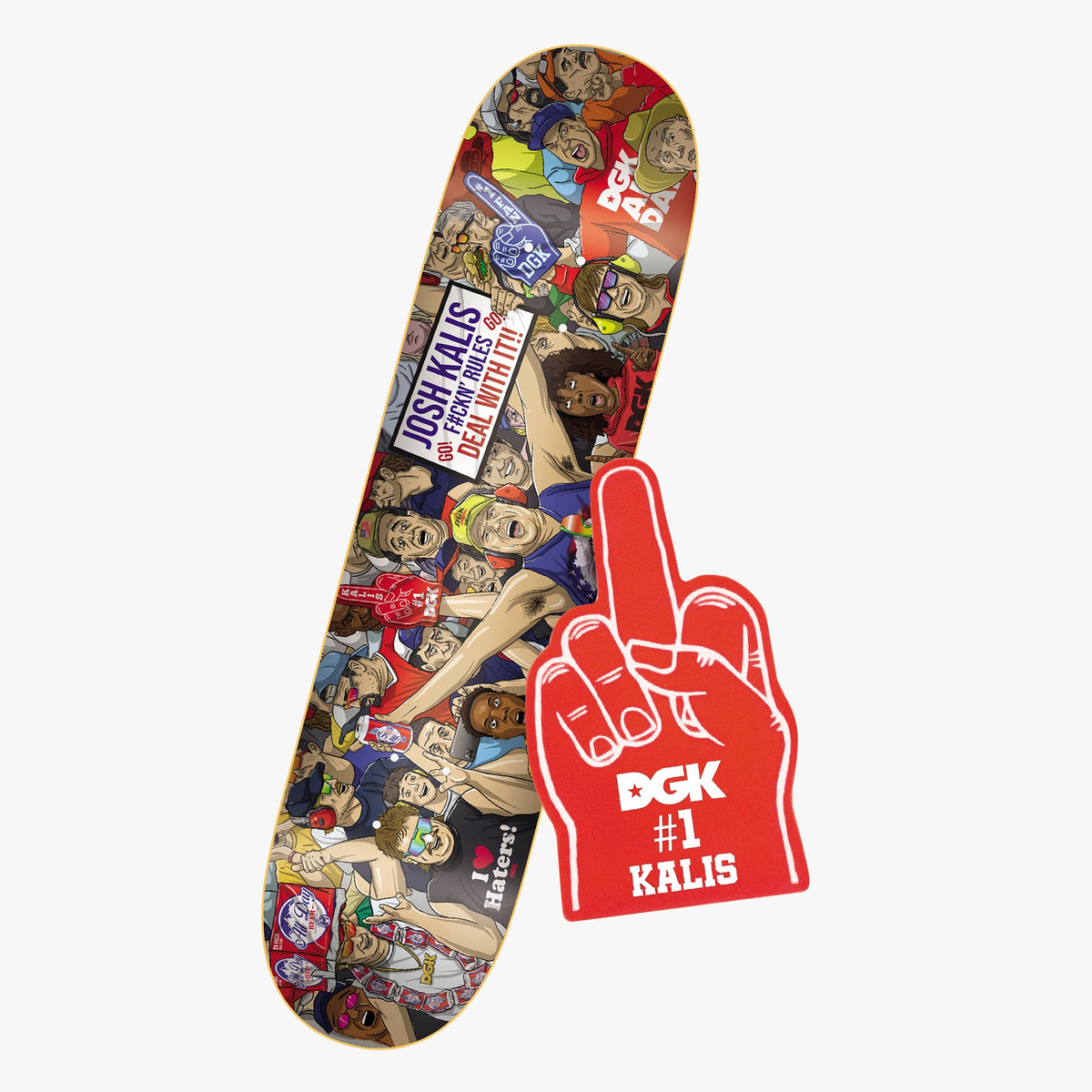 DGK Kalis Deal With It Skateboard Deck 8.25"