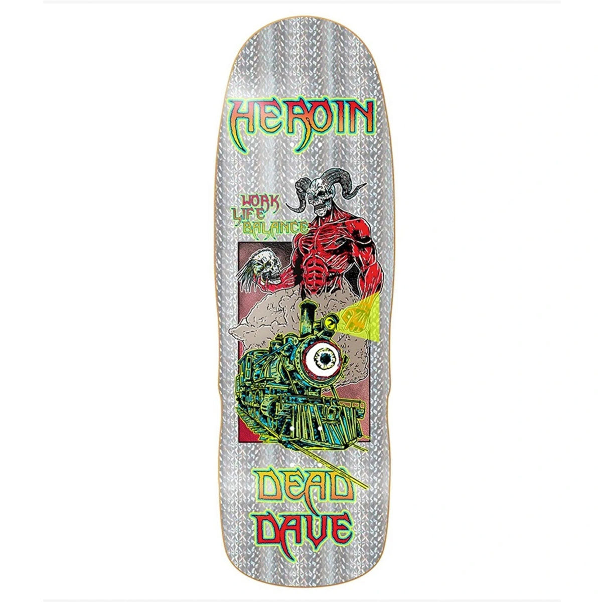Heroin Skateboards Dead Dave Skateboard Deck 10.1"