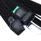 Magenta Braided Belt Black