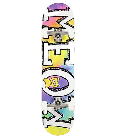 Meow Logo Complete Skateboard – Tie Dye 7.5″