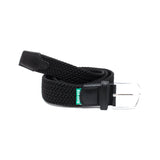 Magenta Braided Belt Black