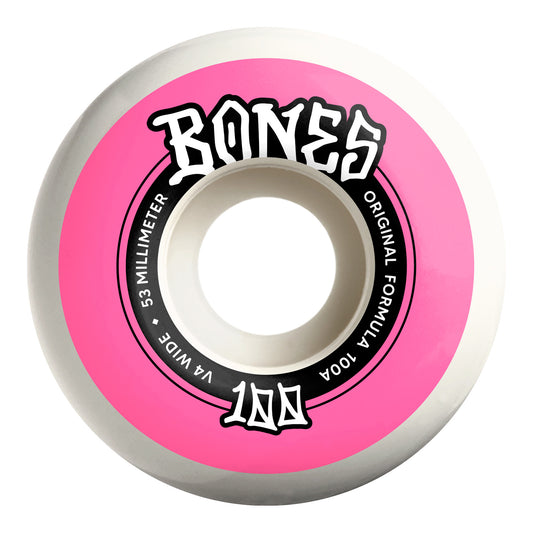 BONES™ OG Formula • Wides • 53mm • 100A • V4 • White