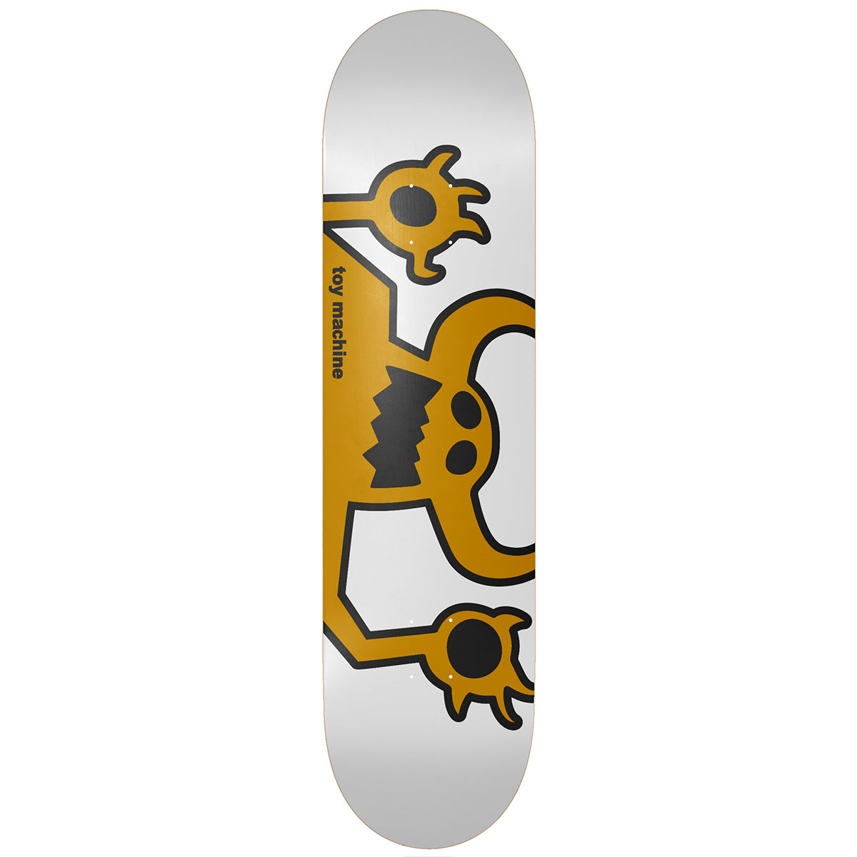 Toy Machine Original Monster Skateboard Deck 8" White/Yellow