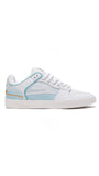 Chaussures de skate en cuir blanc Lakai Telford Low x Rob Welsh
