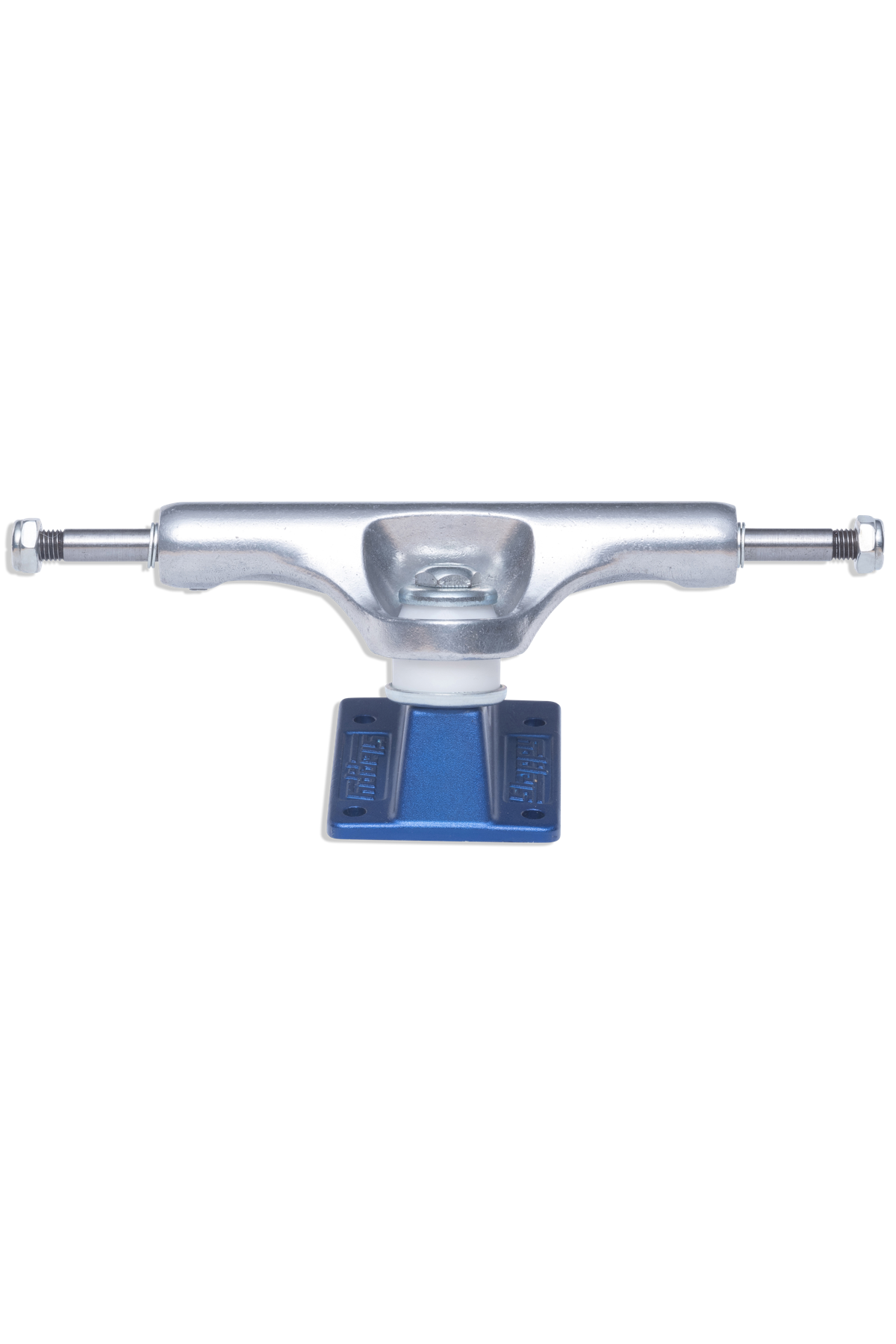 Slappys ST1 Lights Skateboard Truck Blue/Polish (Pair)