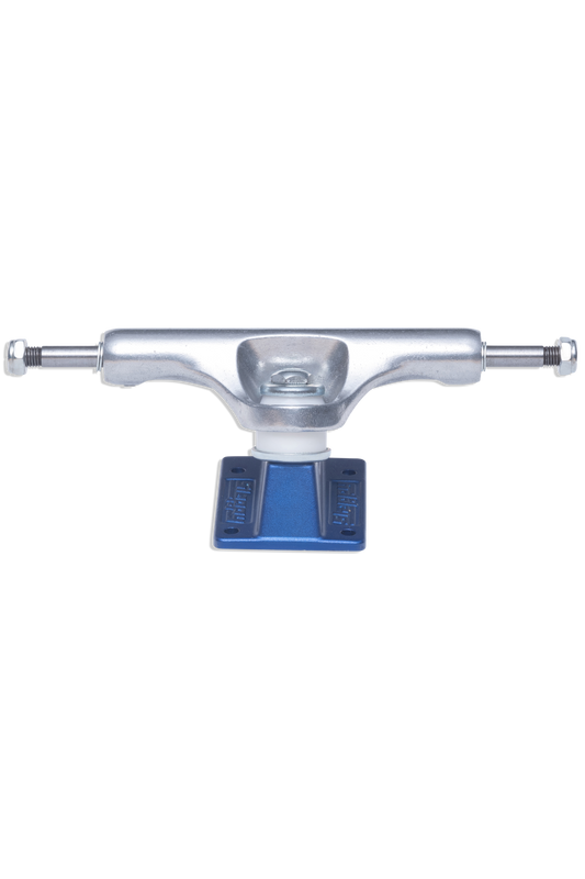 Slappys ST1 Lights Skateboard Truck Blue/Polish (Pair)