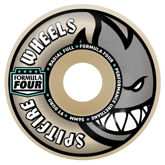 Spitfire F4 Radial Full 97A 58mm Skateboard Wheels (4Pk)