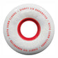 Ricta Clouds 86A Red/White Skateboard Wheels (4Pk)