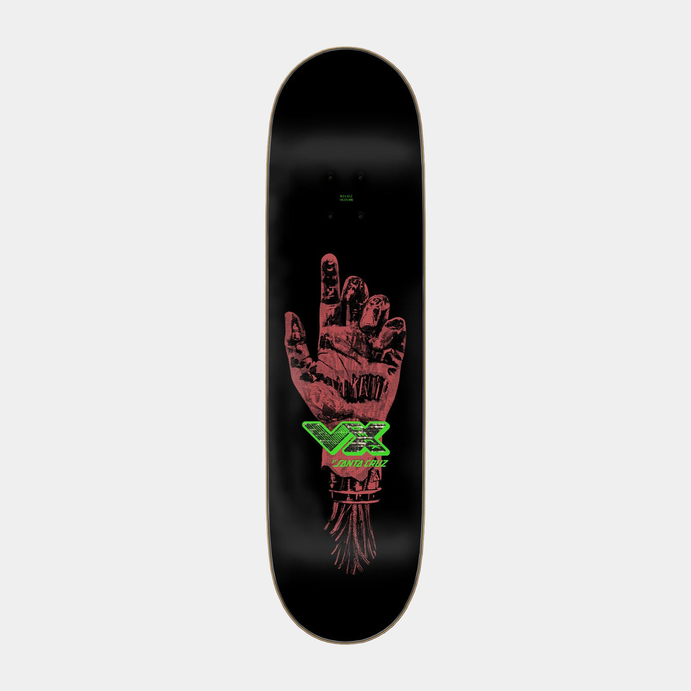 Santa Cruz Wooten Dystopia VX Skateboard Deck 8.5"