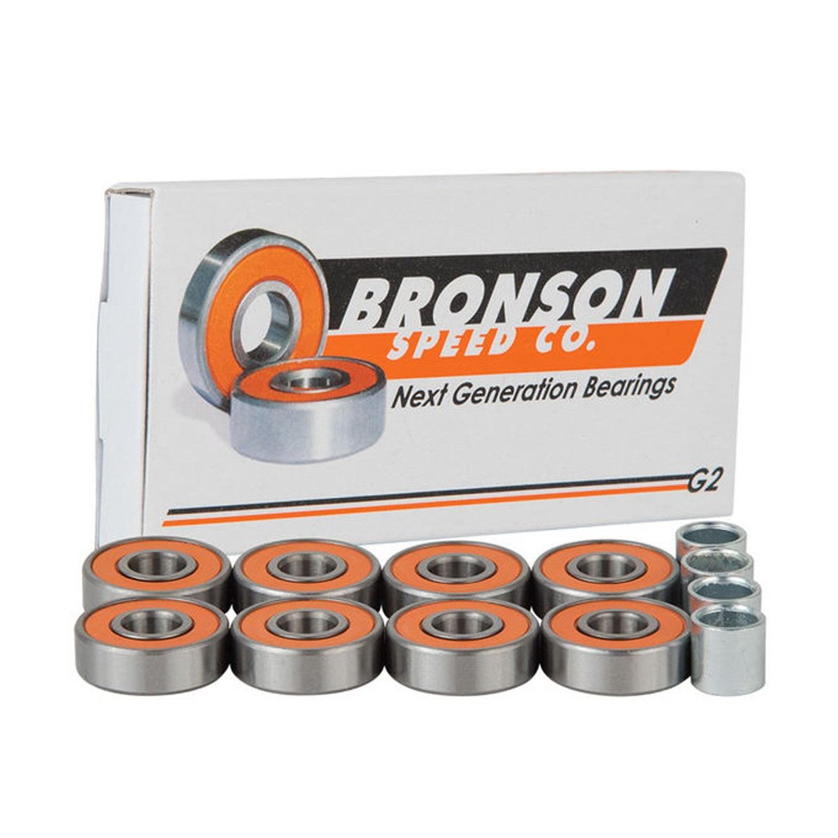Bronson Speed Co. G2 Skateboard Bearings (8Pk)
