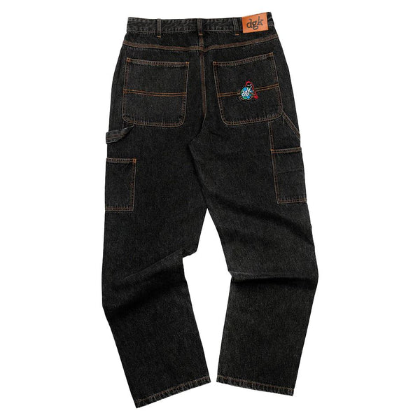 DGK Plaza Utility Pants Washed Black
