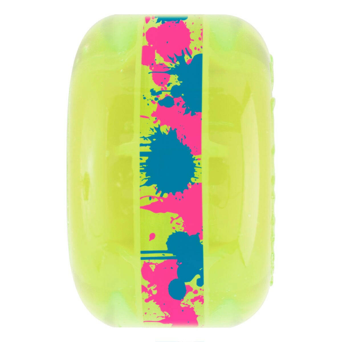 Ricta Clear Splatter Clouds Camo Yellow 78A 54mm Skateboard Wheels (4Pk)