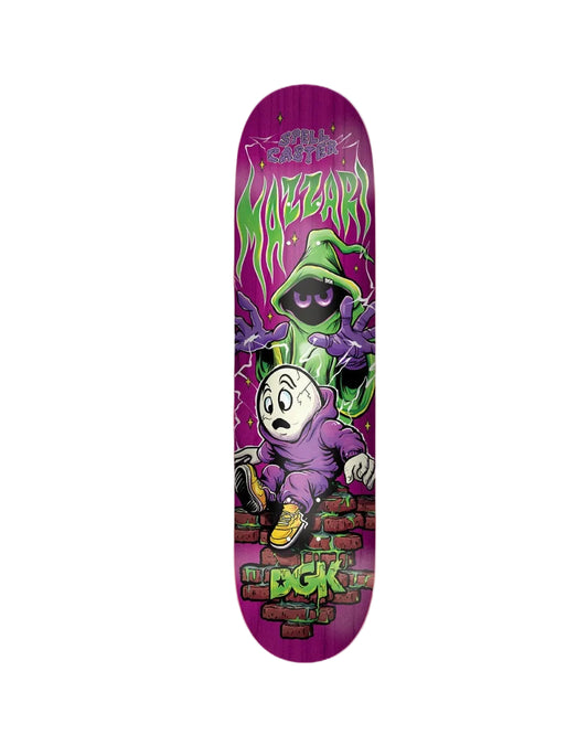 DGK Mazzari Spell Caster Pro Skateboard Deck 8.38" (Various Woodstains)
