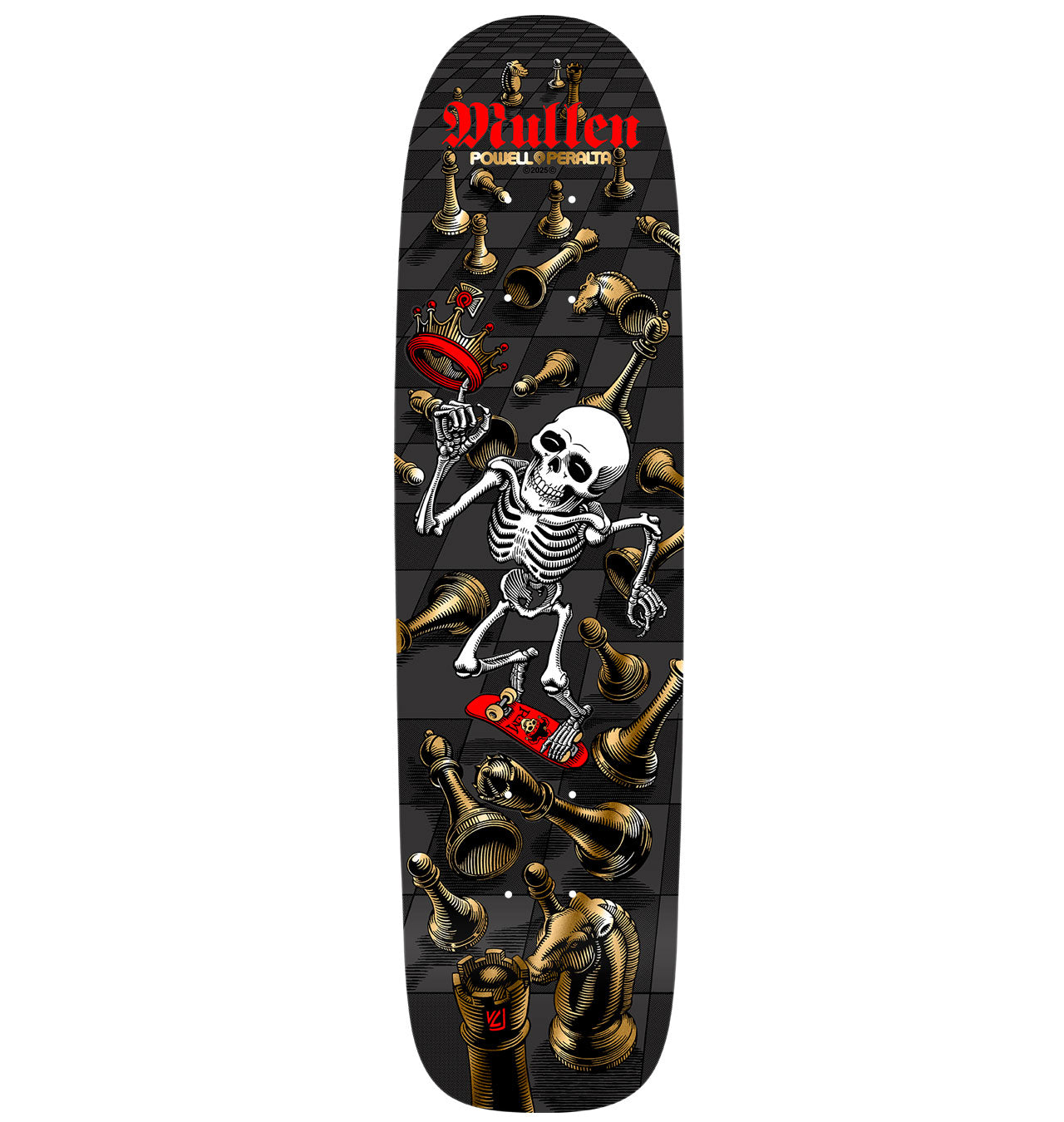 Powell Peralta Bones Brigade Series 17 Rodney Mullen Skateboard Deck 7.4"