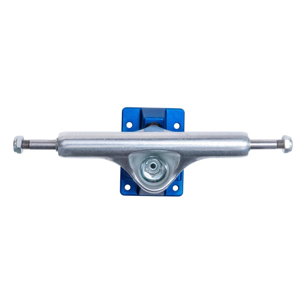 Slappys ST1 Lights Skateboard Truck Blue/Polish (Pair)