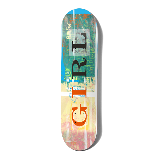 Girl Gass Letterpress Skateboard Deck 8"