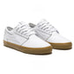 Chaussures de skate en cuir Lakai Griffin - Gomme blanche