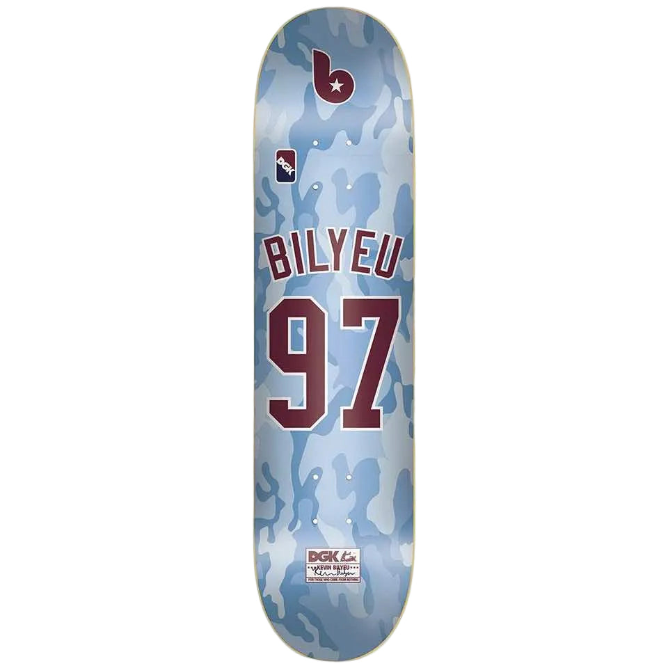 DGK Bilyeu Major League Pro Skateboard Deck 8.06"