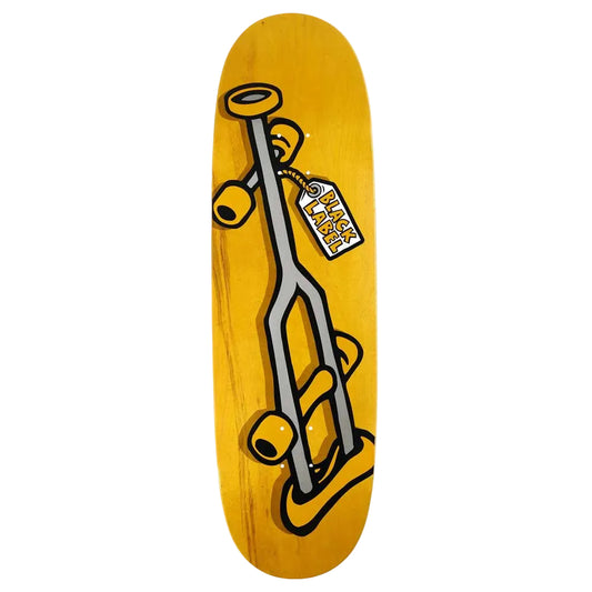 Black Label Crutch Egg Shape Skateboard Deck 9.5"