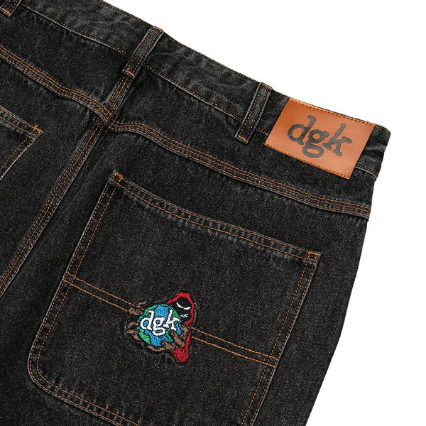 DGK Plaza Utility Pants Washed Black