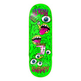 Heroin Skateboards Swampy Mutate Or Die Skateboard Deck 10.2"
