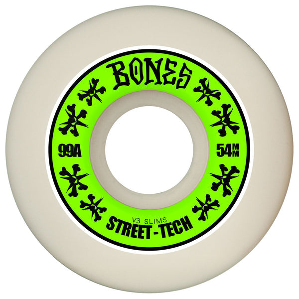 Bones Wheels STF V3 Slim 99A Skateboard Wheels (4Pk)
