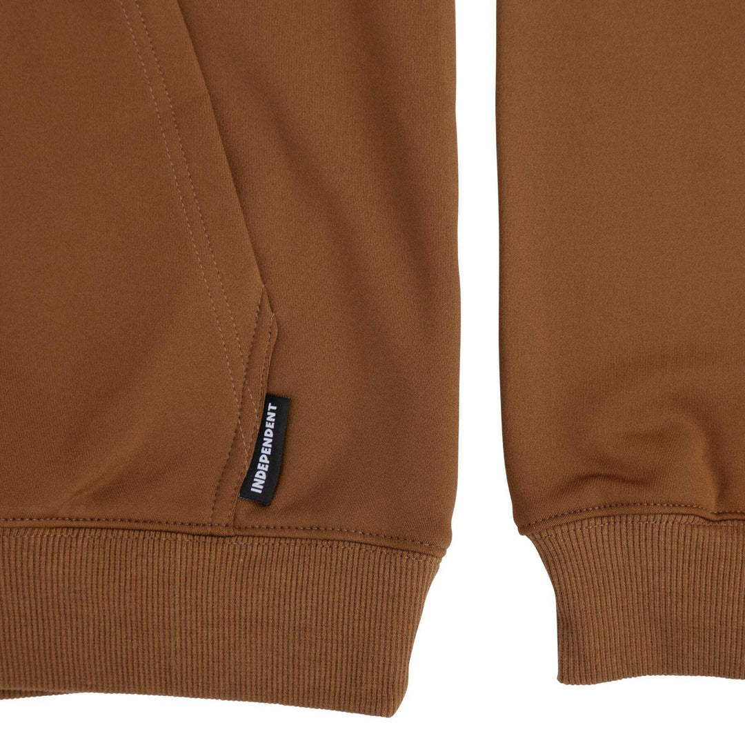 Independent Truck Co Clipper Zip Hooded Sweatshirt Brown