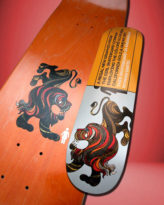 Girl Davis Follies Skateboard Deck 8.25"