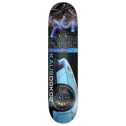 DGK Kalis Twin Turbo Carbon Fibre Skateboard Deck "