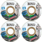 Bones Wheels X Formula Rogers V1 Standard 99A 54mm Skateboard Wheels (4Pk)