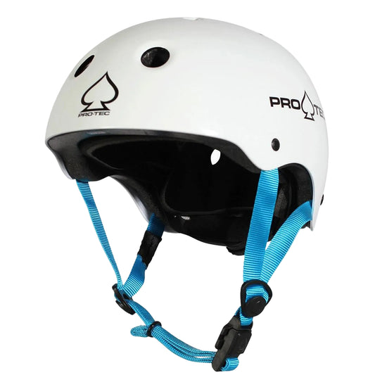 Pro-Tec Helmet JR Classic Fit Gloss White YOUTH (Certified)