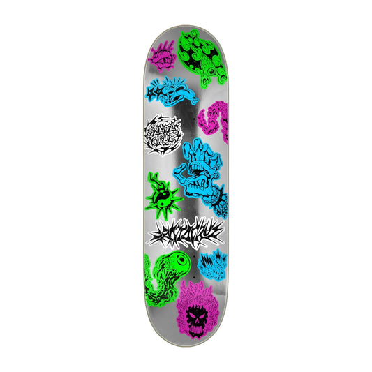 Santa Cruz Team Deck Scribble Flash FeelBase 8.0" Deck