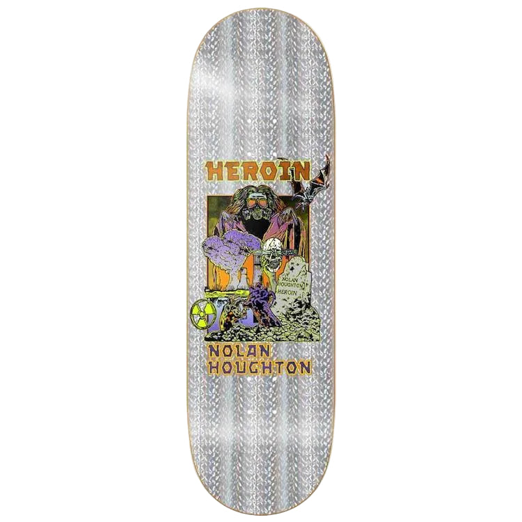Heroin Skateboards Nolan Hellscape Skateboard Deck 9.5"