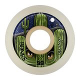 Bones Wheels X Formula Decenzo Cat Eye Cacti V5 Sidecut 99A White 52mm Skateboard Wheels (4Pk)
