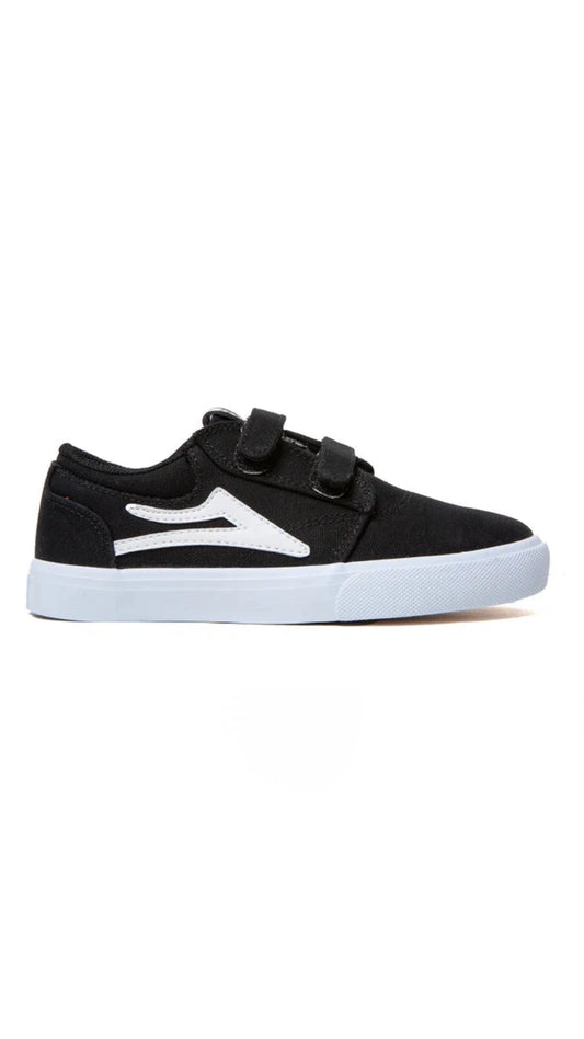 Chaussures de skate en toile pour enfants Lakai Griffin - Noir