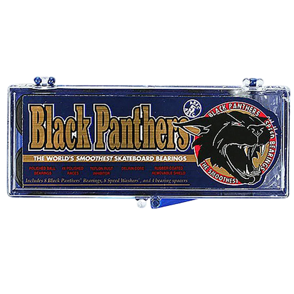 Shorty's Black Panther Abec 5 Blue Skateboard Bearings