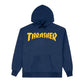 Thrasher Cover Logo Hooded Sweatshirt Navy Blue