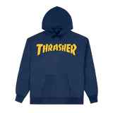 Thrasher Cover Logo Hooded Sweatshirt Navy Blue